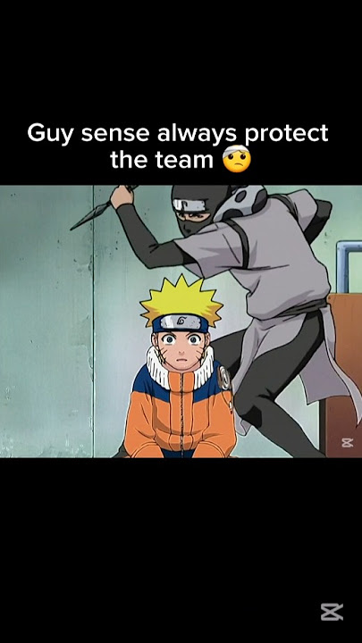 Naruto scary 😨 😳 but guy sensei was present #naruto #anime #shots #shorts