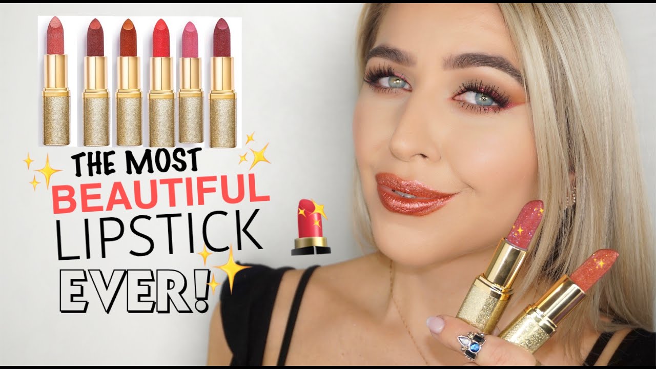 DIAMOND LUSTRE Revolution Pro Lipstick Review | The Most Beautiful  Lipsticks EVER! - YouTube