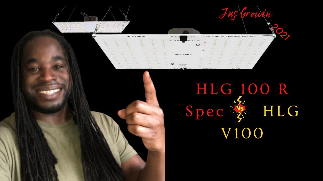 HLG 100 R Spec vs HLG V100 GROW TENT