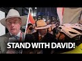 David Menzies appears in court after shocking arrest while covering anti-Israel protest