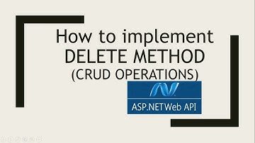 14- How to Implement DELETE Method in WEB API || ASP.NET WEB API Tutorial (Urdu/Hindi)