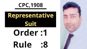 Order 1 Rule 8 CPC | Representative Suit | Raja Aamir Abbas Advocate