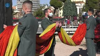 Solemn Hoisting of the National Flag held at Colón Square in Madrid