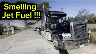 Hauling Jet Fuel On Freightliner Coronado Glider !!!! Fuel Hauler Vlog #9