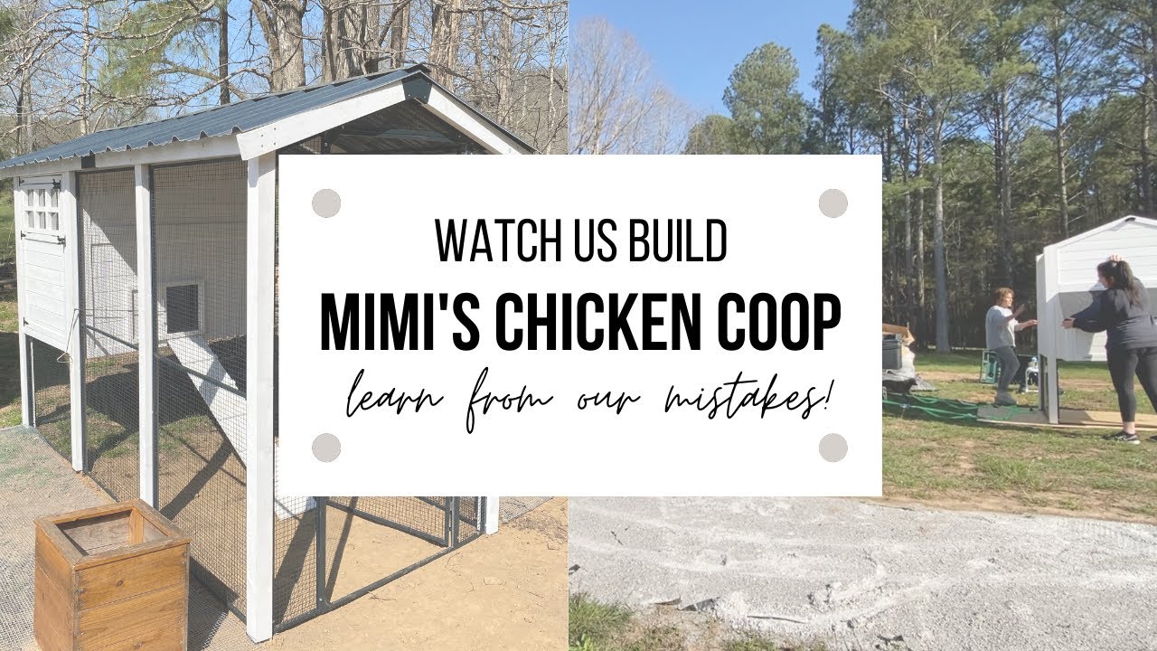 Building Mimi's Chicken Coop Building a Tractor Supply Coop YouTube