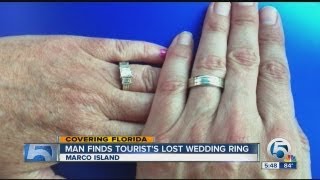 Man finds tourist's lost wedding ring