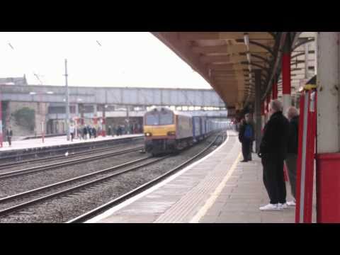 Class 92, 92001 Victor Hugo with the Rugby-Mossend...