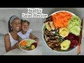 Delicious & Healthy Salad Recipe + Food shopping at the Farmers Market