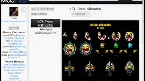 Crossfire - How to put killmarks