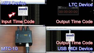 【DOREMiDi】MIDI to SMPTE LTC Timecode Converter(MTC-10)