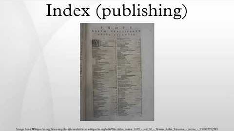 Index (publishing)