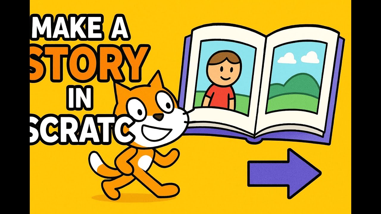 🎬 How to Make a Story in Scratch | Step-by-Step Tutorial 🎬 - YouTube