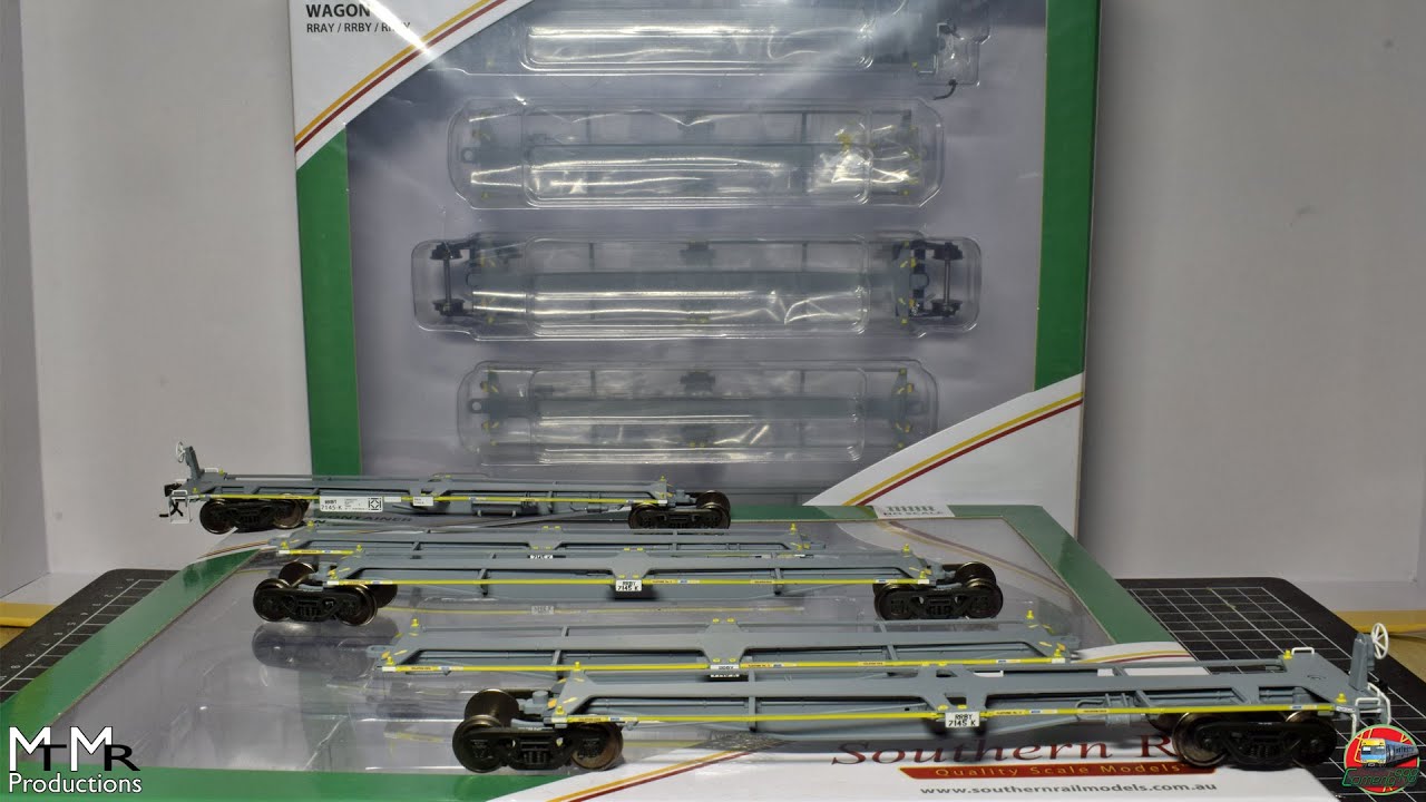 Unboxing the Southern Rail Models RRAY Articulate Container Wagons