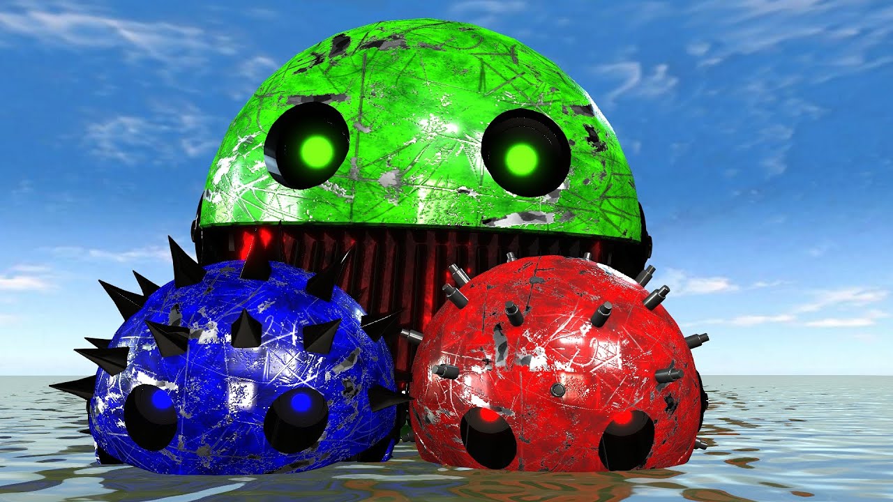 Robot Pacman vs Cartoon Cat vs Ms Pacman vs Monster Pacman 22