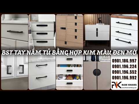 BST Tay Nắm Tủ Hợp Kim Đen Mờ - Điểm Nhấn Đẳng Cấp Cho Nội Thất