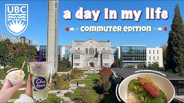 🍯🧸 a typical day in my life as a commuter | ubc second year student 🧸🍯