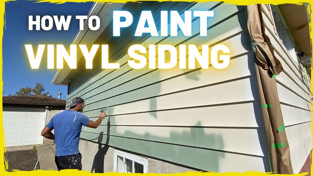 How To Paint Vinyl Siding YouTube