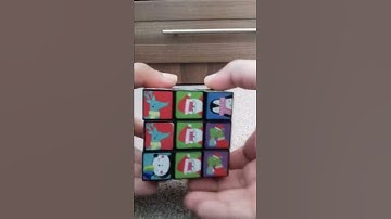 How to turn the center of a pictured rubik