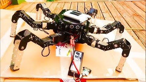 Hexapod Robot with Raspberry Pi - Stabilization using MPU6050 Gyro Sensor