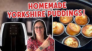 Air Fryer Homemade Yorkshire Puddings