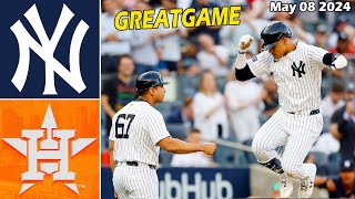 New York Yankees vs. Houston Astros Full Game, May 08 2024 | MLB Season 2024