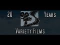 Variety films   20th anniversary logo