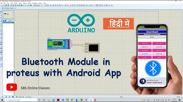 Proteus Simulation of Bluetooth Module and Arduino in HINDI | App Development on MIT App Inventor