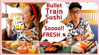 JAPAN FOOD | FAMOUS CONVEYOR BELT SUSHI | Sushi Train | #Hamasushi | Gaano kadami ang kayang Ubusin?
