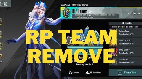 RP Team ko remove kaise kare Aarti  Hai / RP team ko leave kaise karen