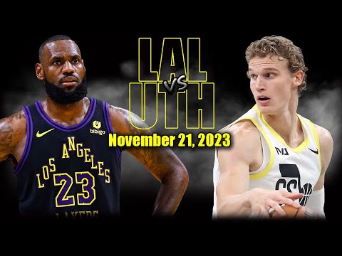 Los Angeles Lakers vs Utah Jazz Full Game Highlights - November 21, 2023 | 2023-24 NBA Season