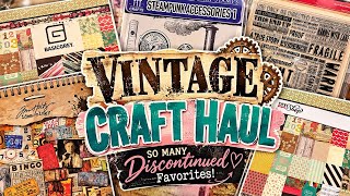 Vintage Craft Haul! Discontinued Treasures from BasicGrey, 7 Gypsies & More! Vintage Craft Haul! Discontinued Treasures from BasicGrey, 7 Gypsies & More!
