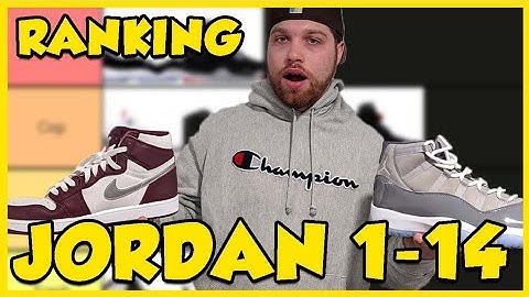 RANKING EVERY AIR JORDAN SNEAKER (1-14)