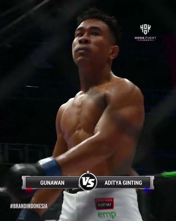 Hampir Pingsan!! Gunawan vs Aditya Ginting di One Pride MMA FN 79. - Hook Fight Gear