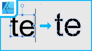 Convert Text to Curves in Affinity Designer