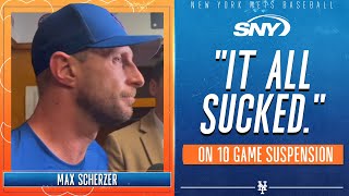 Max Scherzer on finally being done with suspension, back in Detroit with Justin Verlander | SNY