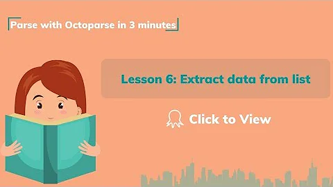 Extract data from list| Parse with Octoparse in 3 minutes