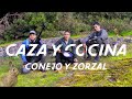 CAZA Y COCINA RÚSTICA DE CONEJO Y ZORZAL 😲