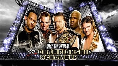 WWE Heavyweight Title Championship Scramble Match Unforgiven 2008 Highlights