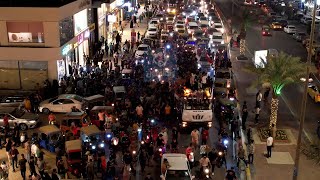 احتفالات جماهيرية في كربلاء بعد تأهل "العميد" الى الدوري الممتاز