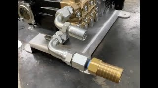 Sweeping 90° Pressure washing Pump Fittings