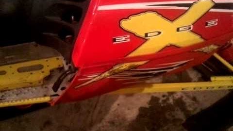 2002 Polaris Edge X 800 MBRP race can