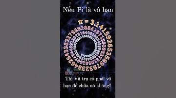 Pi vô hạn thì Vũ trụ có vô hạn để chứa nó #toanthuvi #maths