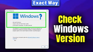 How to Check Which Windows Version You Have Quick & Easy | How To Check Your Windows Edition Net Worth