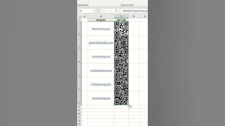 How to make QR codes in Excel (working)! #excel - DayDayNews