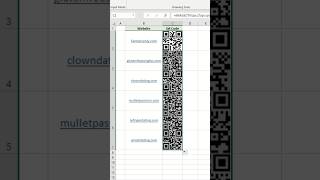 How to make QR codes in Excel (working)! #excel screenshot 3