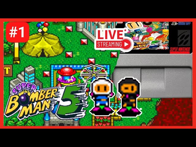 BOMBERMAN 4 da Zueira - SNES - 4 Players - GAMEPLAY RETRÔ #1 