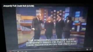 Jeopardy! long credits roll 2008