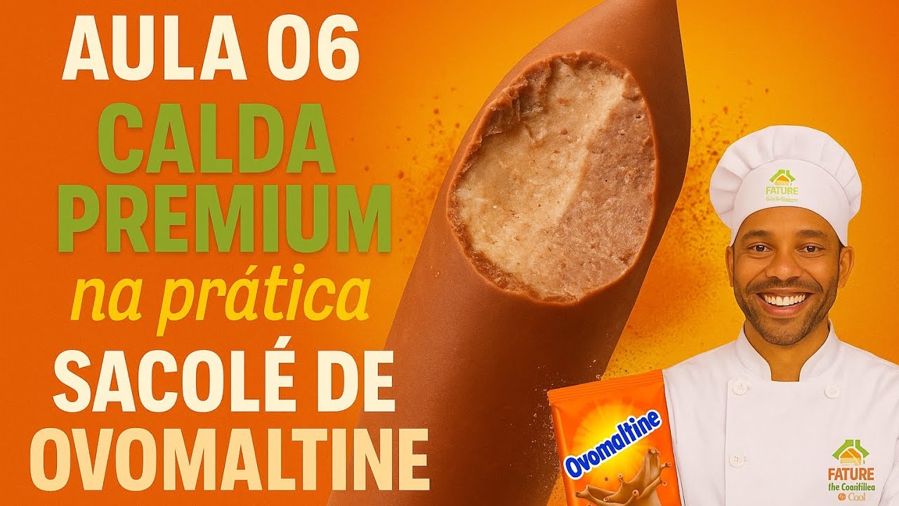 AULA 06. OVOMALTINE COM AMENDOIM E NUTELLA CALDA PREMIUM NA PRÁTICA.