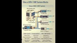 HOW A VRH/VRF SYSTEM WORKS?#mechanic #hvac #hvactips #hvactechnician #engineeringtips #shotfeeds