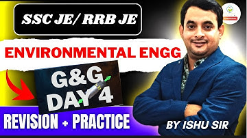 PRACTICE SERIES | GUPTA & GUPTA | Environmental  Engineering | SSC JE 2025 | RRB JE 2025 | DAY 4